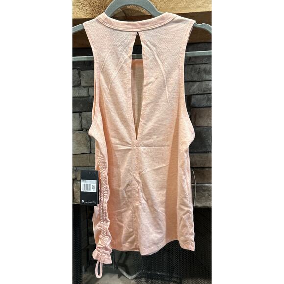 Women’s NIKE Peach Miler Side Tie Cinched Running Dri-fit Tank Top XS NWT *A4 - Picture 3 of 4